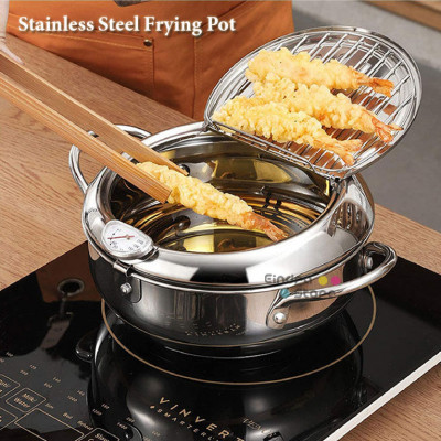 Stainless Steel Frying Pot : 2.2L